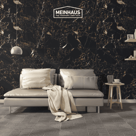 Porcelanato Golden Black Ultra Brillo